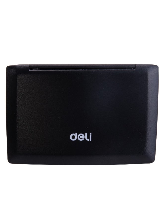 Deli 8-Digits Dual Power High Quality LCD Display Calculator Black 6.2 x 9 x 1.5 cm 146411 - Image 3